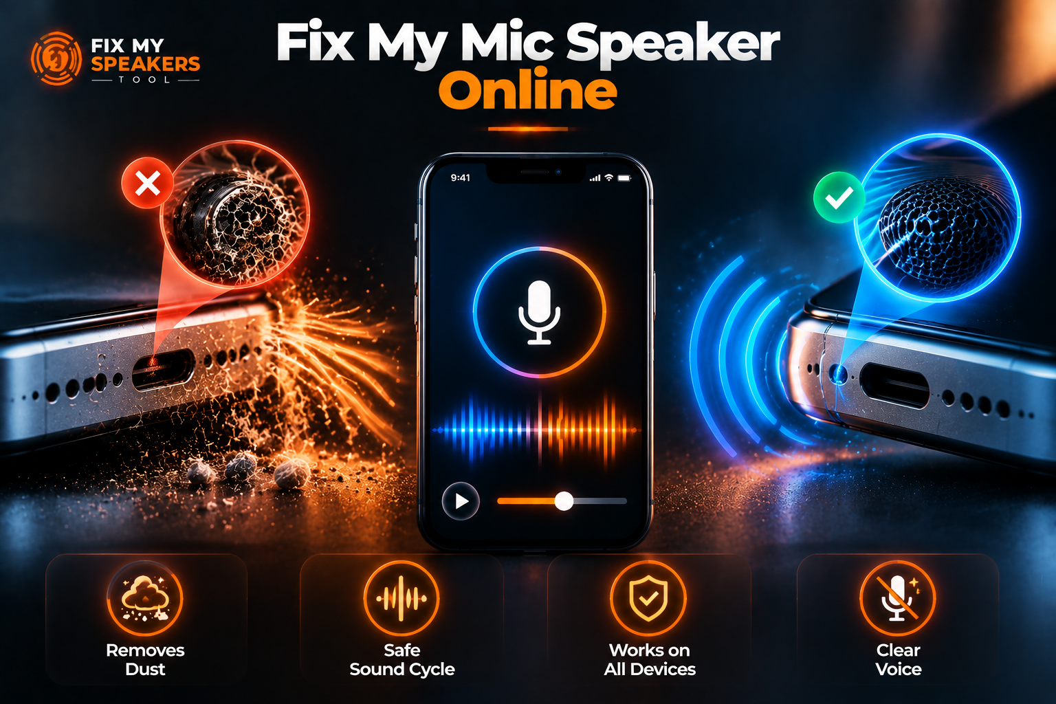 Fix My Mic Speaker